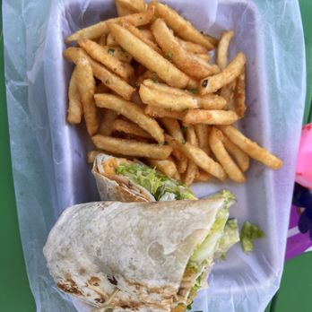The Journeyman Tavern - Turkey wrap with fries- fries were good! - Irish Pub Near Me - Rock Hill, South Carolina The Journeyman Tavern - Turkey wrap with fries- fries were good! - Irish Pub Near Me - Rock Hill, South Carolina