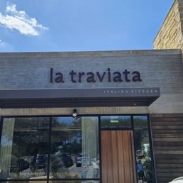 Exterior outside entrance of La Traviata Italian Kitchen - Austin, Texas Exterior outside entrance of La Traviata Italian Kitchen - Austin, Texas