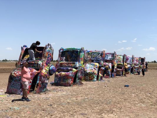 Cadillac Ranch by null