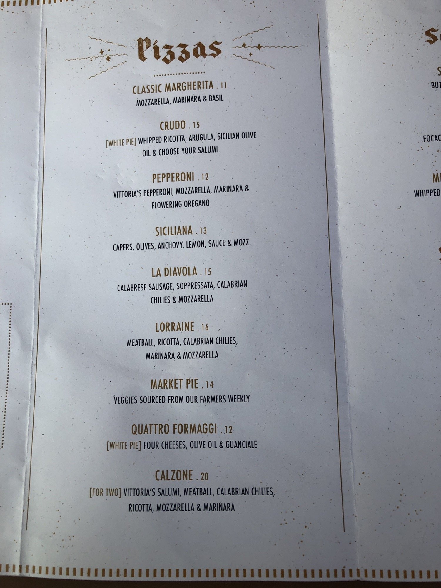 Pizzeria Vittoria - menu - Pizza Near Me - Savannah, Georgia Pizzeria Vittoria - menu - Pizza Near Me - Savannah, Georgia