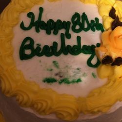 Colonial Village Bakery - Wrong name on cake and this was there repair. Didn't know until I got home. I do not recommend with current employee.