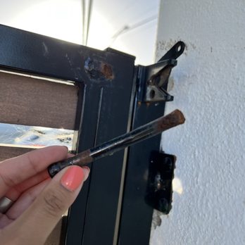 US Iron Works - Broken metal gate latch - Fences & Gates Near Me US Iron Works - Broken metal gate latch - Fences & Gates Near Me