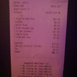 Native Receipt
