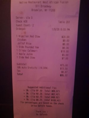 Menu photo 1 Native Brooklyn, NY