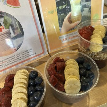 Active Culture - They have little models of their açaí bowls - Vegetarian Near Me - Bend, Oregon