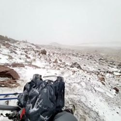 Shasta Mountain Guides - 50+ mph winds, forced to turn around