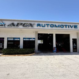 Exterior outside entrance of Apex Automotive - Delray Beach, Florida Exterior outside entrance of Apex Automotive - Delray Beach, Florida