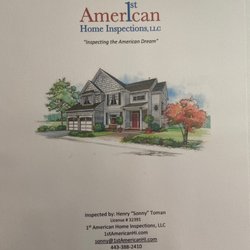 1st American Home Inspections - Binder with important information and a place to put your home inspection report.