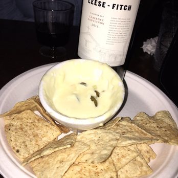 The Back Deck - Queso dip and wine. - Seafood Near Me - Virginia Beach, Virginia