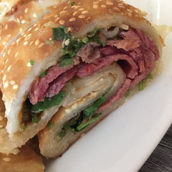 Ahgoo's Kitchen - Closer look at the beef roll - Chinese Near Me - Temple City, California