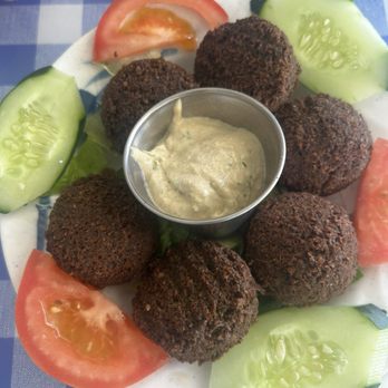 Greek Marina - Falafel appy plate. I love these - they look dark but are so so good. Highly recommend. - Greek Near Me - Honolulu, Hawaii Greek Marina - Falafel appy plate. I love these - they look dark but are so so good. Highly recommend. - Greek Near Me - Honolulu, Hawaii