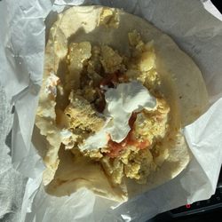 Juany's Cafe & Taqueria - Potato and egg burrito