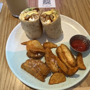 Bluestone Lane - BL breakfast burrito. - Coffee & Tea Near Me - Orange, California Bluestone Lane - BL breakfast burrito. - Coffee & Tea Near Me - Orange, California