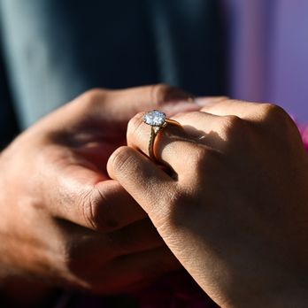 Stuart Benjamin - Custom Gabriel & Co. engagement ring - Jewelry Near Me - San Diego, California