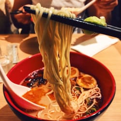 Ippudo Saint-Germain - Spicy ramen with eggs and mushrooms