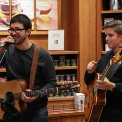Rocking out with a student at a live performance in Seal Beach, CA