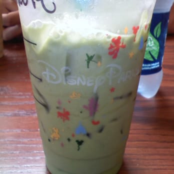 Fiddler, Fifer & Practical Cafe - Disney Iced Green Tea Latte is the best. - Cafes Near Me - Anaheim, California