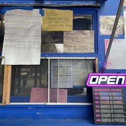 Taqueria La Jarochita - Taco truck at Kwik Sak - Menu (as of Feb '22)