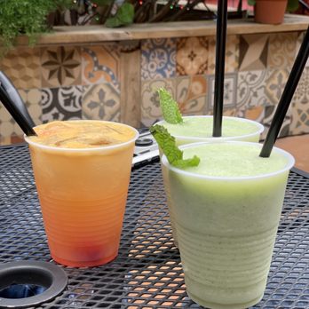 La Preña Arepas - Mojito coladas, so refreshing! - Food Trucks Near Me - San Juan, Puerto Rico