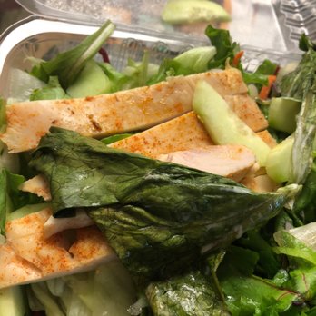 Cafe 201 - More wilted lettuce in the chicken salad - Cafes Near Me - Santa Ana, California