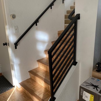 Continental Custom Iron - Lower stair railing - Metal Fabricators Near Me - San Diego, California