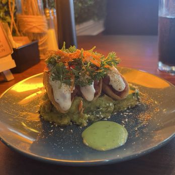 Fat Stork - Mini Tuna Tacos - New American Near Me - Davie, Florida