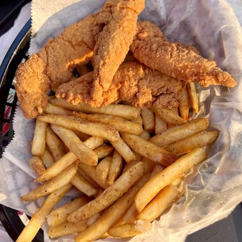 The Flame - Chicken Tenders Basket with Fries - American Near Me - Lac du Flambeau, Wisconsin The Flame - Chicken Tenders Basket with Fries - American Near Me - Lac du Flambeau, Wisconsin