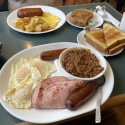 Peter's Family Fare Restaurant - Breakfast #2 with beans instead of fries