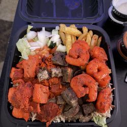 Shak’s chicken &Gyro - Chicken, lamb & Shak's Platter (Chicken, Lamb, Grill shrimp).