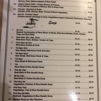 Pho 777 - Menu 1/3 - Vietnamese Near Me - Reno, Nevada