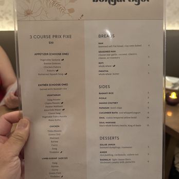 Bengal Tiger - Menu - 8/2/2026 - Indian Near Me - New York, New York Bengal Tiger - Menu - 8/2/2026 - Indian Near Me - New York, New York