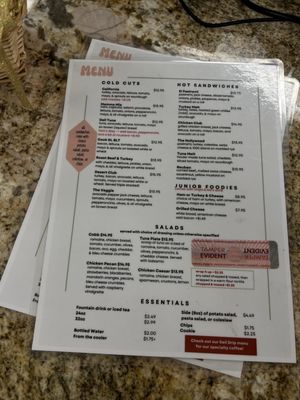 Menu photo 2 Deli Chick Indian Wells, CA