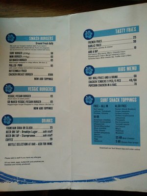 Menu photo 2 Surf Shack Malmö, M Menu photo 2 Surf Shack Malmö, M