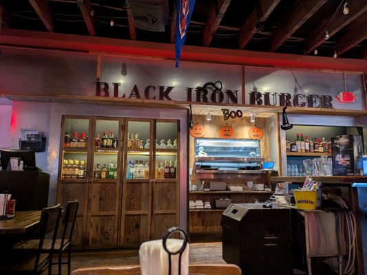 Black Iron Burger Theater District | Hamburger restaurant Bar by null