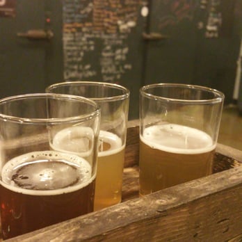 Thompson Brewing - Beer flight... - American Near Me - Riverside, California