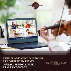 Musically Minded Academy - Successfully running online classes from past one year.