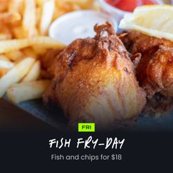 Fish and chips for $18.