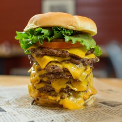 Wayback Burgers - Can you eat this 9 patty burger in under 20 minutes?