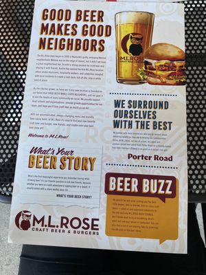M.L.Rose Craft Beer & Burgers - Sylvan Park by null