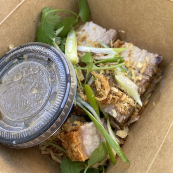 Sen Pad Thai - Side order crispy pork belly $7 - Thai Near Me - Vancouver, British Columbia