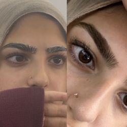 Zia Threading - eyebrow lightening