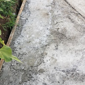 Andrews & Sons Construction - This patch with dry concrete coming up - it's lose. - Masonry/Concrete Near Me