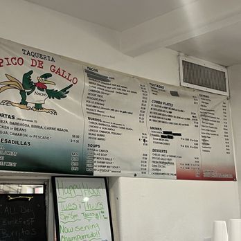 Taqueria Pico De Gallo - Menu - Mexican Near Me - Tucson, Arizona Taqueria Pico De Gallo - Menu - Mexican Near Me - Tucson, Arizona