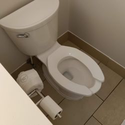 Holiday Inn Express Williamsburg - Toilet paper with  perfect placement to the toilet.