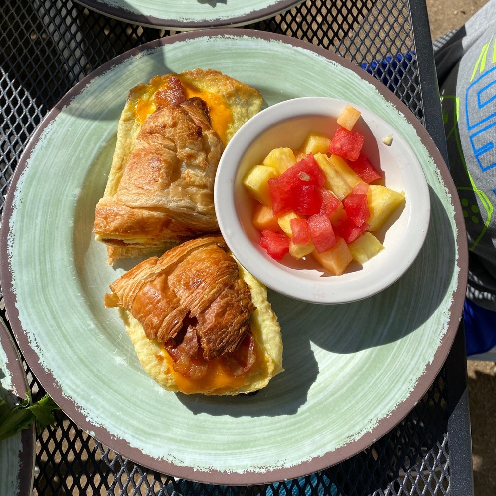 Sweet Lemon Kitchen - Bacon and egg croissant plain with no tomatoes. - Cafes Near Me - Georgetown, Texas