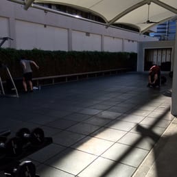 Outdoor weight area