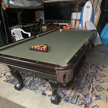 Expert Pool Table Moving & Recovering - Set up new but used pool table - Pool & Billiards Near Me - Temecula, California