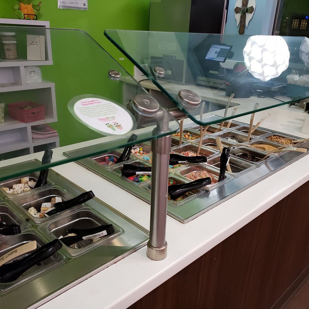 sweetFrog Premium Frozen Yogurt - the counter - Ice Cream & Frozen Yogurt Near Me - Durham, North Carolina sweetFrog Premium Frozen Yogurt - the counter - Ice Cream & Frozen Yogurt Near Me - Durham, North Carolina