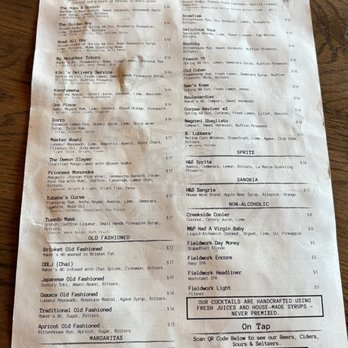 Hops & Scotch - Cocktail menu: Cocktail menu, old fashioneds and house originals - Whiskey Bars Near Me - Walnut Creek, California
