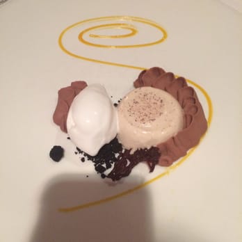 Restaurant August - Caramel chocolate dessert. Friday lunch menu 4.1.2016 - New American Near Me - New Orleans, Louisiana Restaurant August - Caramel chocolate dessert. Friday lunch menu 4.1.2016 - New American Near Me - New Orleans, Louisiana